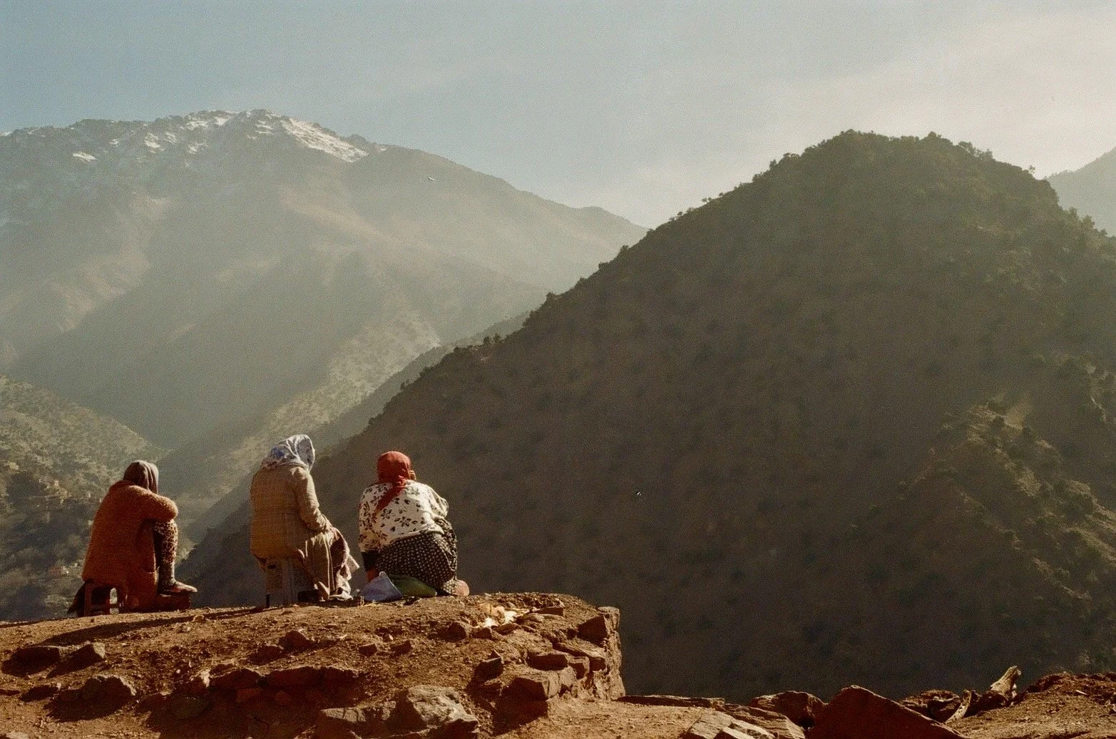 women in the high atlas mountains, morocco