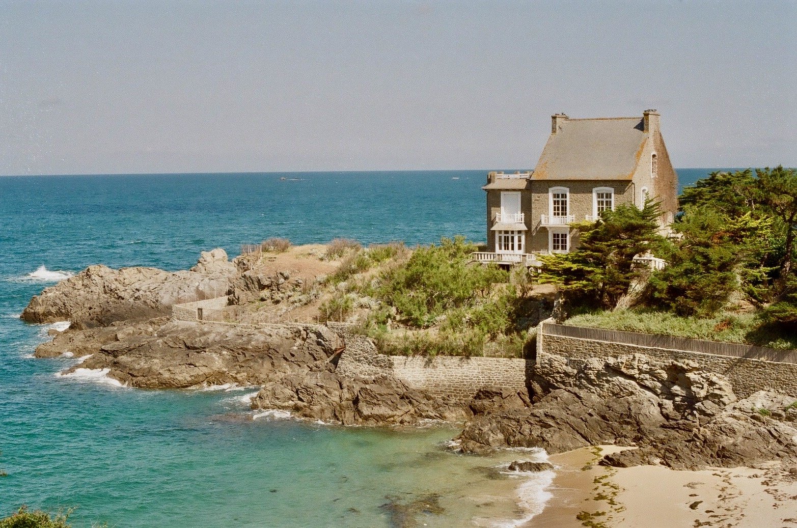 brittany coast, france