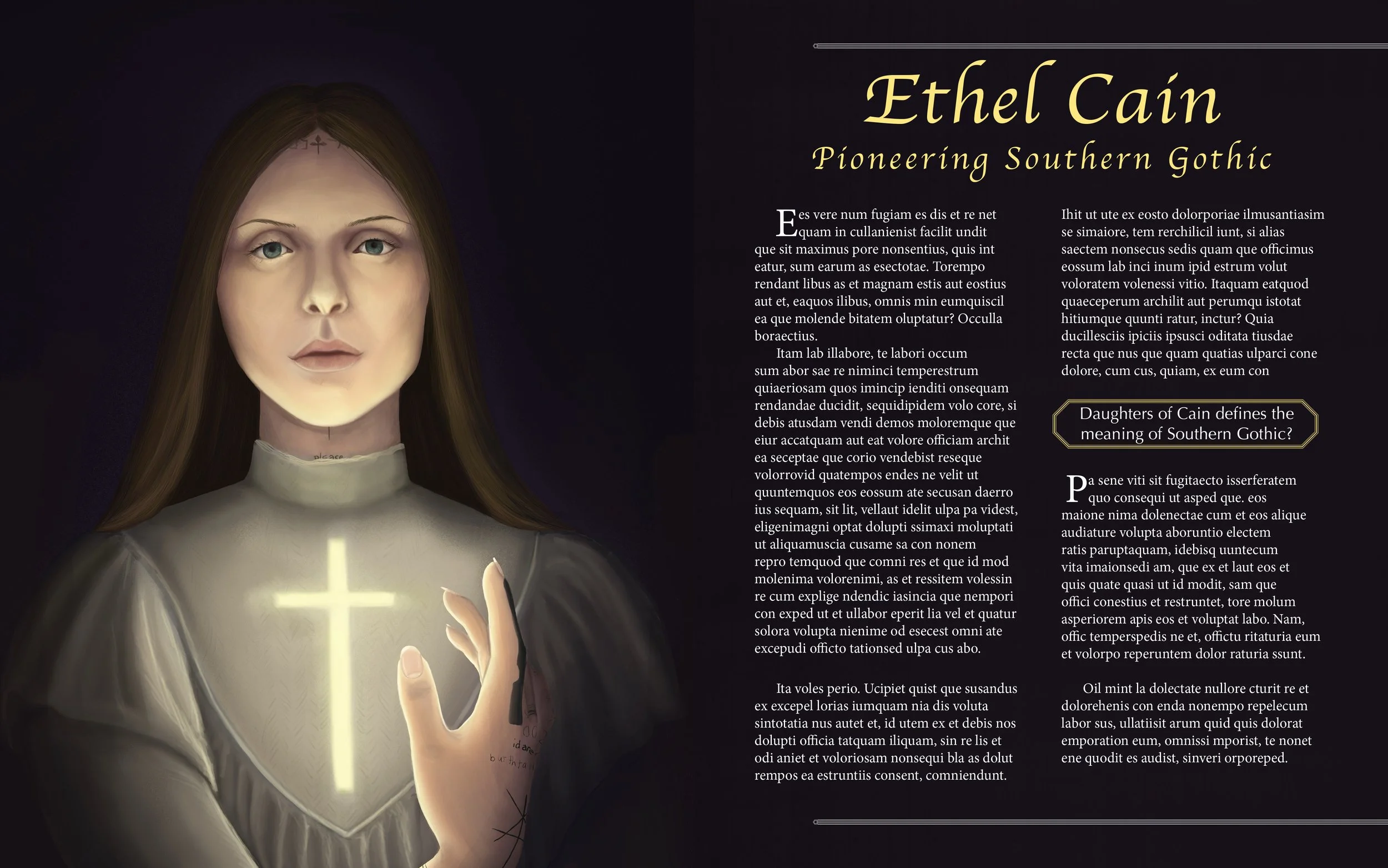 Ethel Cain Celebrity Portrait