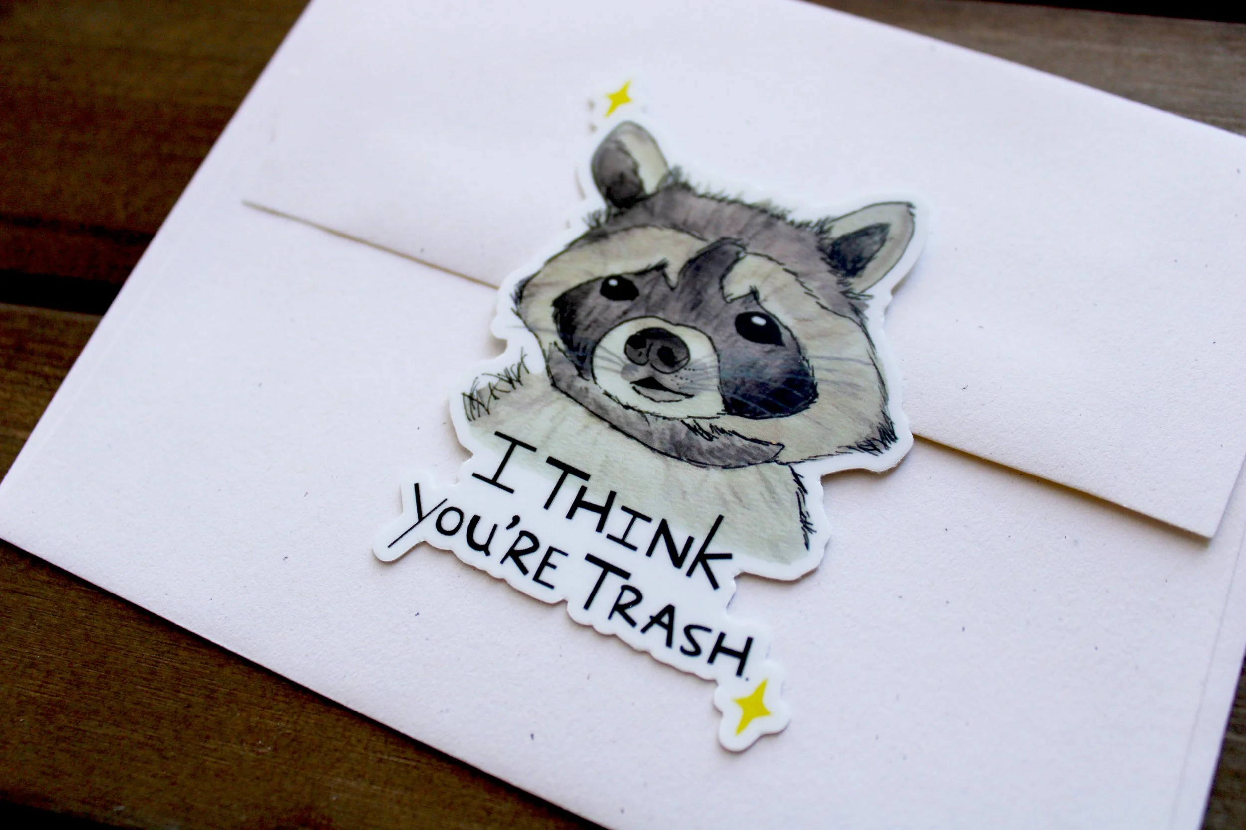 I Think You're Trash Sticker