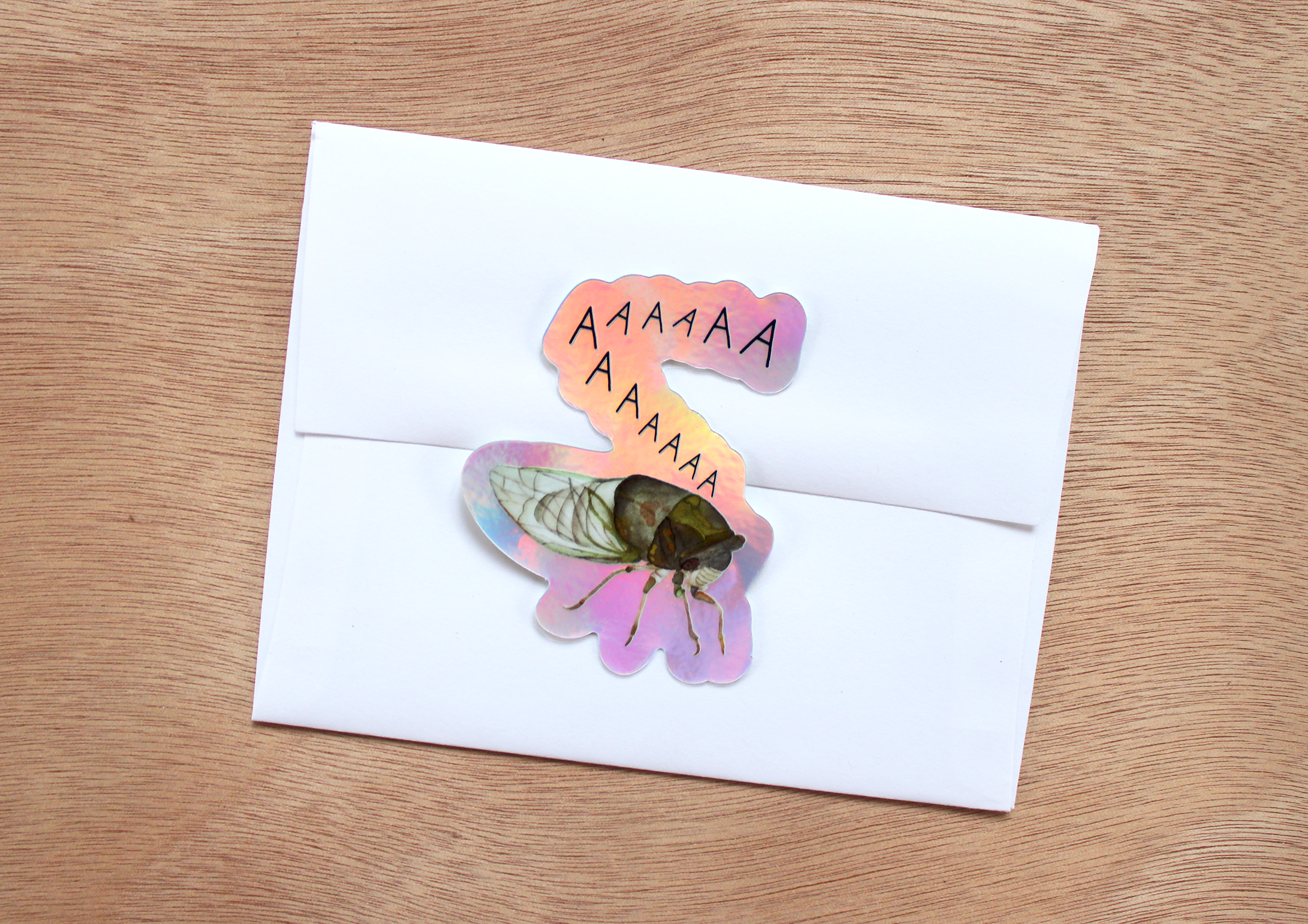 Screaming Cicada Sticker