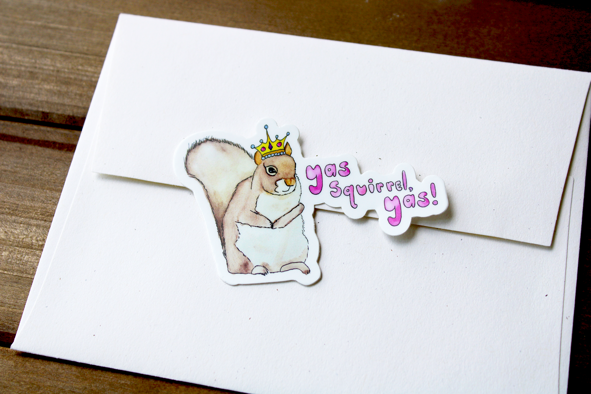 Yas Squirrel Sticker