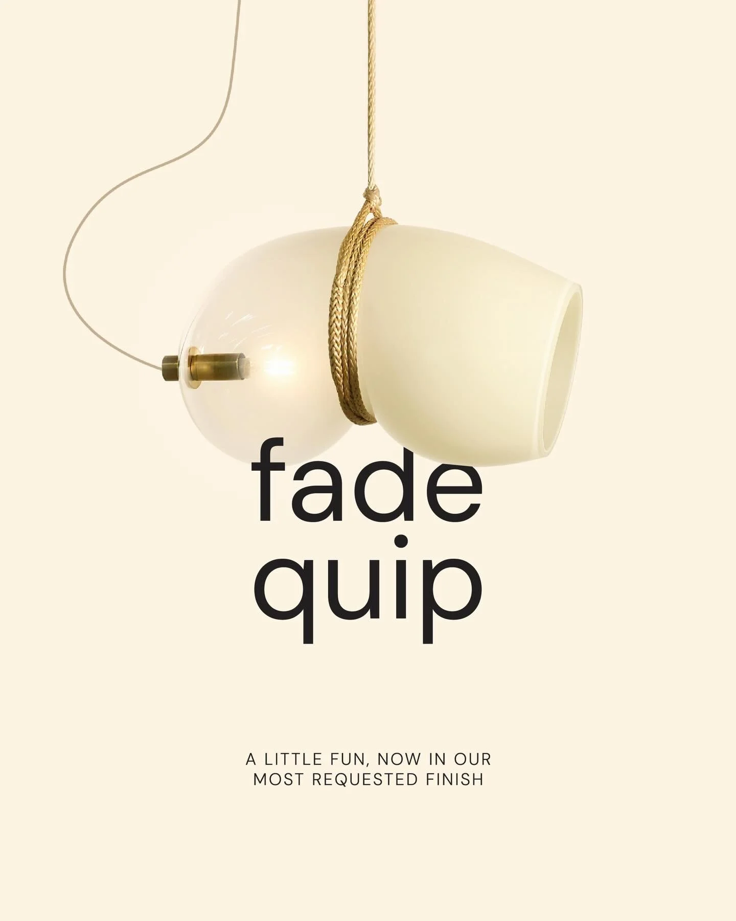 Fade Quip, unveiled!

With subtle machined hardware, an Aramid Hitch knot and a form that balances function with a sense of play, our most requested finish finds a new expression. Precision meets quirk. Performance, with personality.

Featured in The