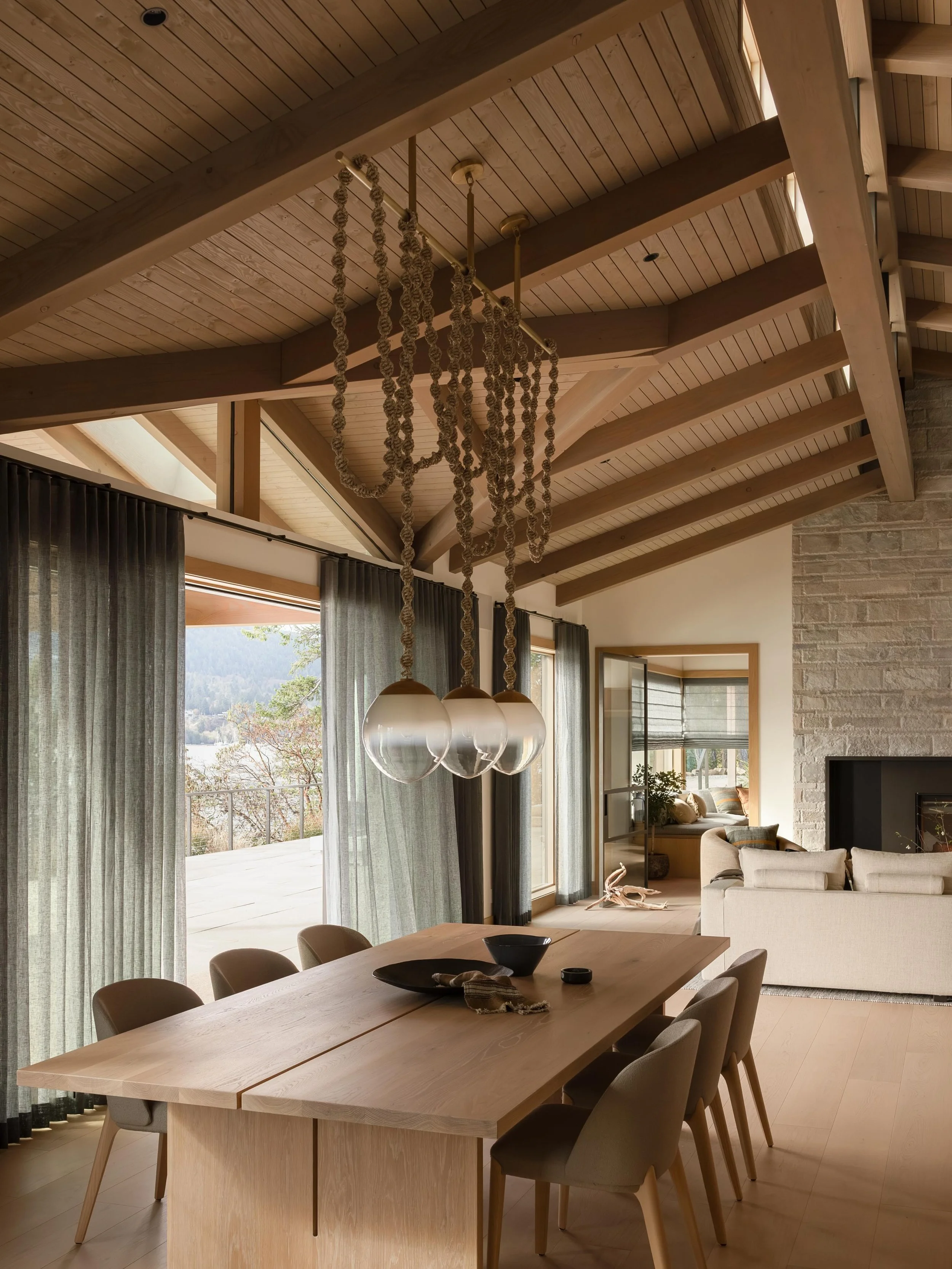 Designed to respond, not compete.

In HB Design&rsquo;s Salt Spring Island retreat, ThirtyThree follows the rhythm of soaring timber ceilings, bringing warmth, balance, and a quiet architectural presence to the heart of the home.

Beautiful architect