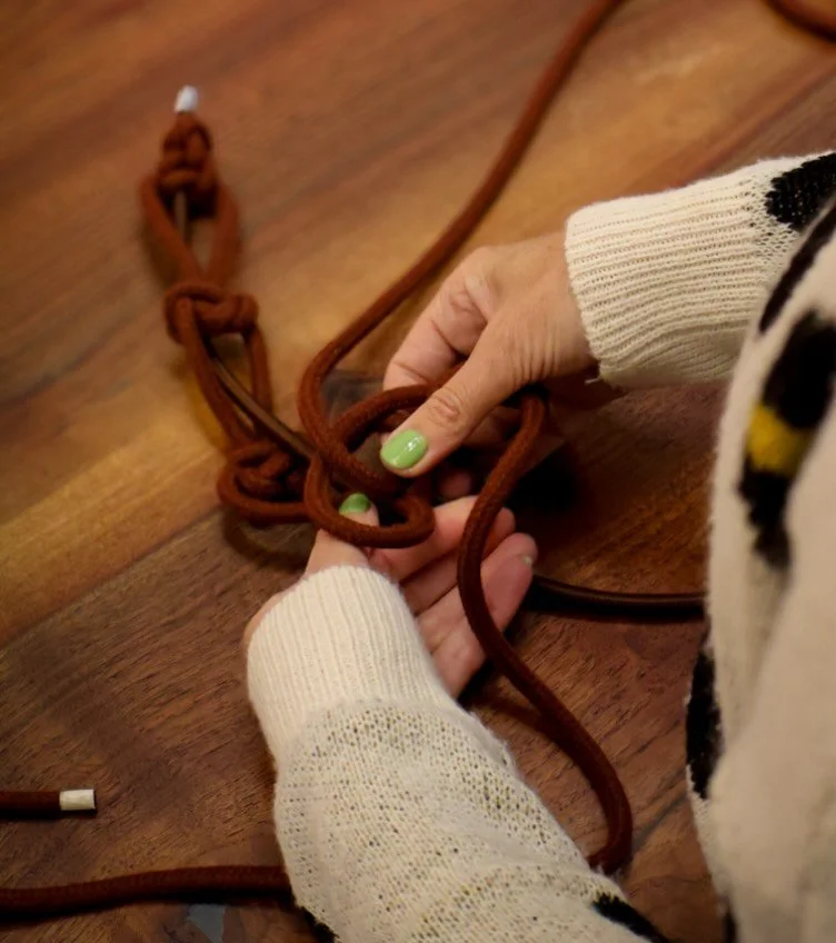 From the strand up.

At Brightbound, the spirit of making is woven into everything we do.

Our latest exploration began not as a finished form, but with the material itself. Inspired by our collaboration with @bylizettemarie, a new expression has bee