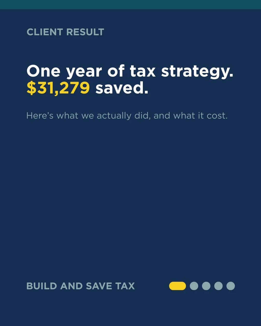A residential remodeling contractor came to us doing $750K+ a year. Had a bookkeeper. Had a CPA. Filed every year without fail.

Also paid $31,279 more in taxes than he needed to.

Not because he did anything wrong. Because nobody was looking for wha