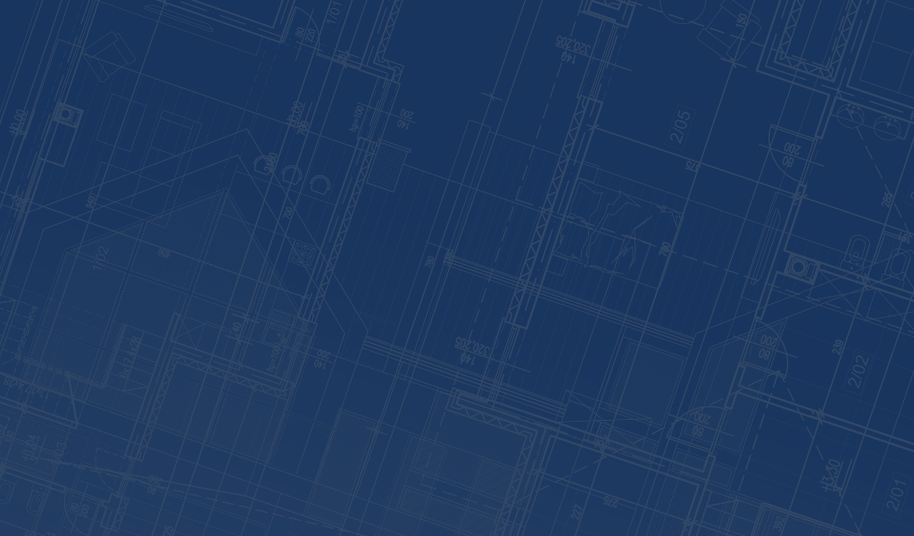 Blueprint drawing of a building layout with detailed architectural plans.