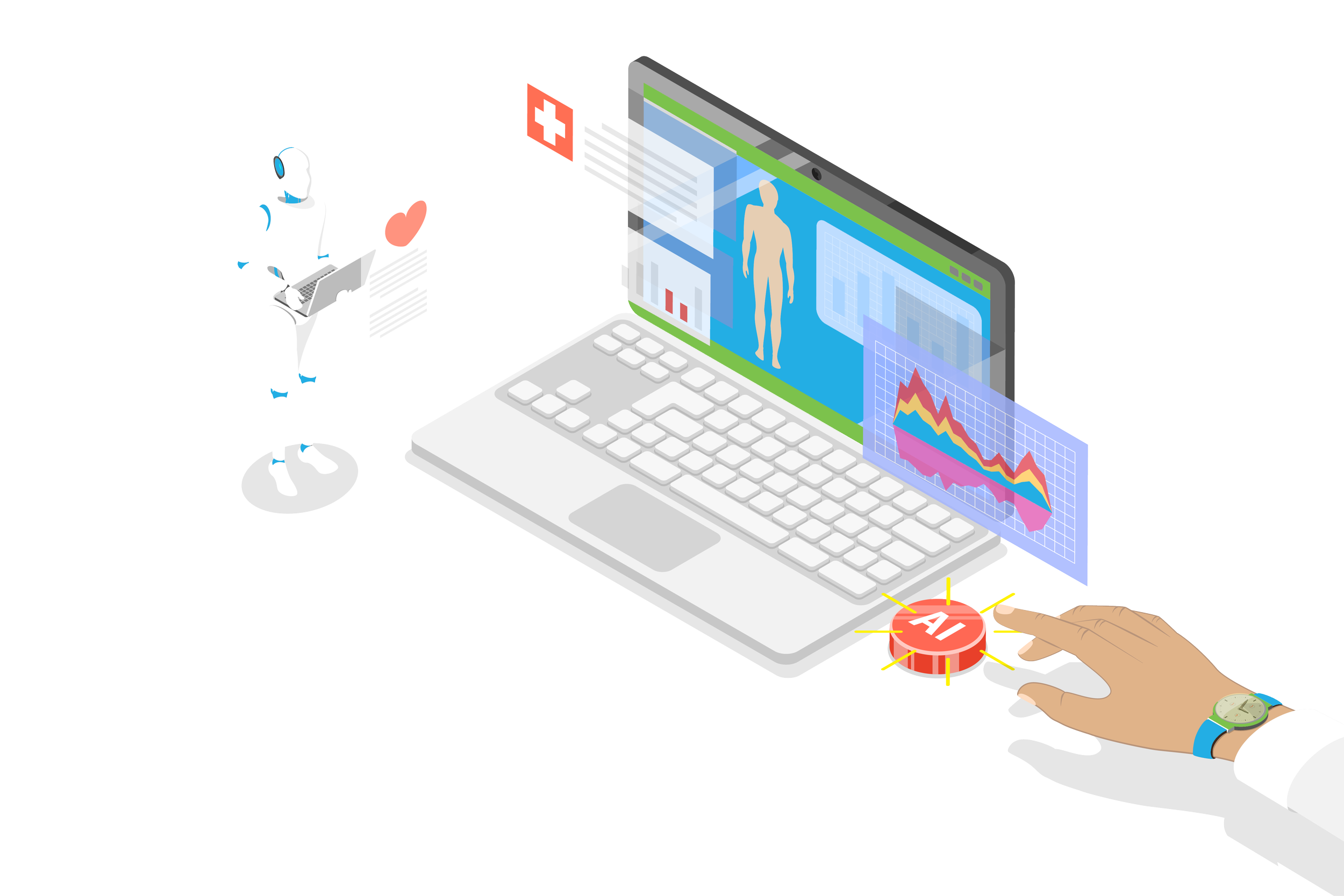 Digital worker in the healthcare industry