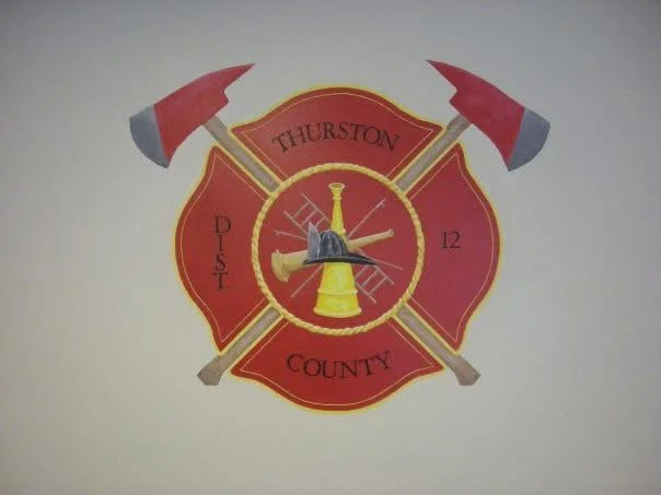 Fire Dept mural collaborating 