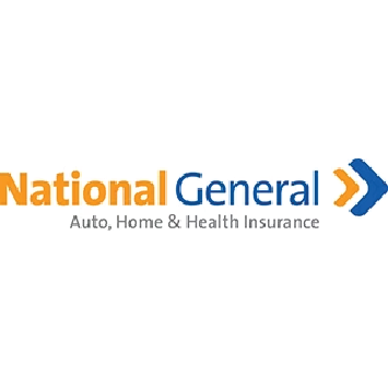 Logo of National General Insurance, covering Auto, Home, and Health.
