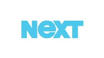 Next Insurance logo with the word 'NEXT' in blue on a white background.