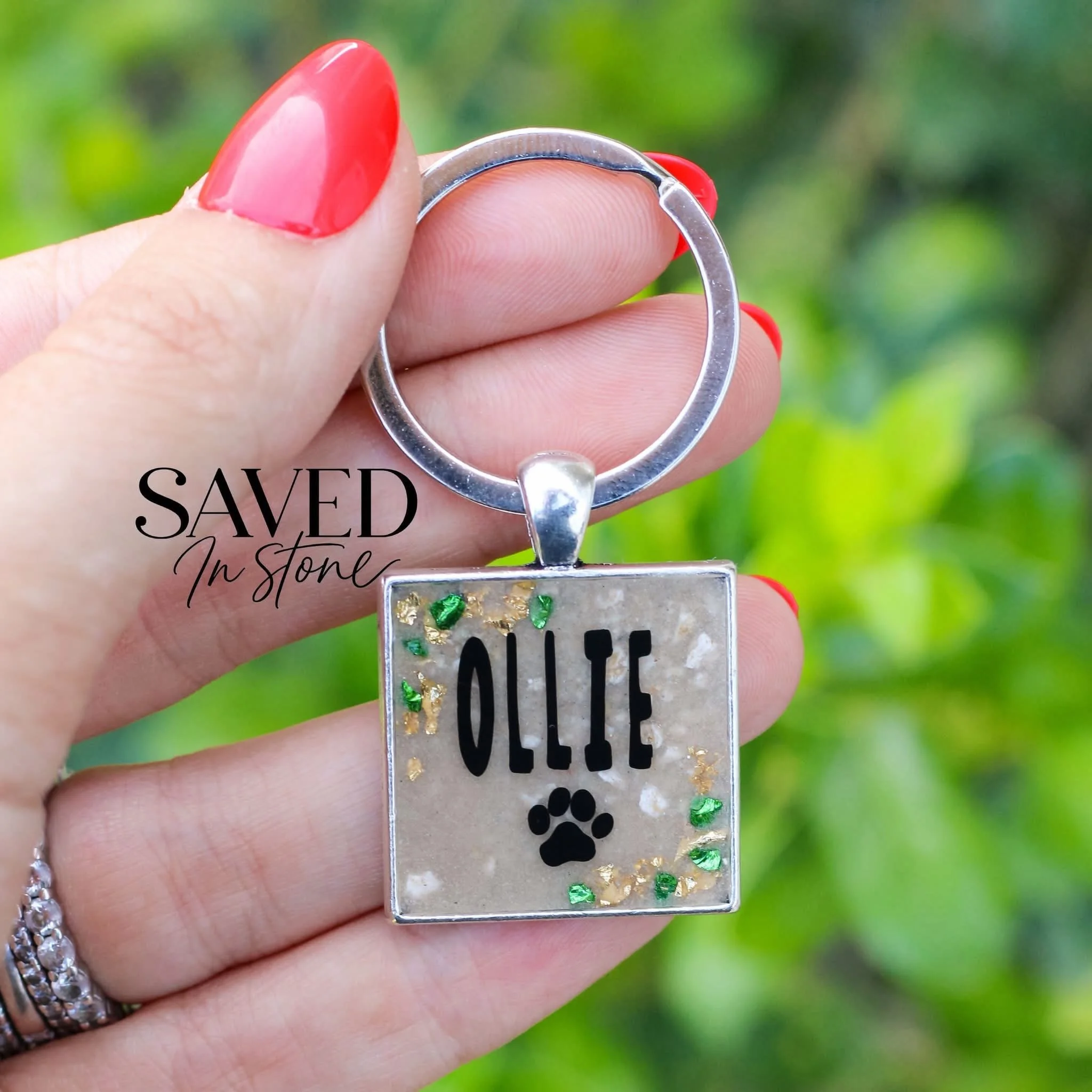SQUARE KEYCHAIN