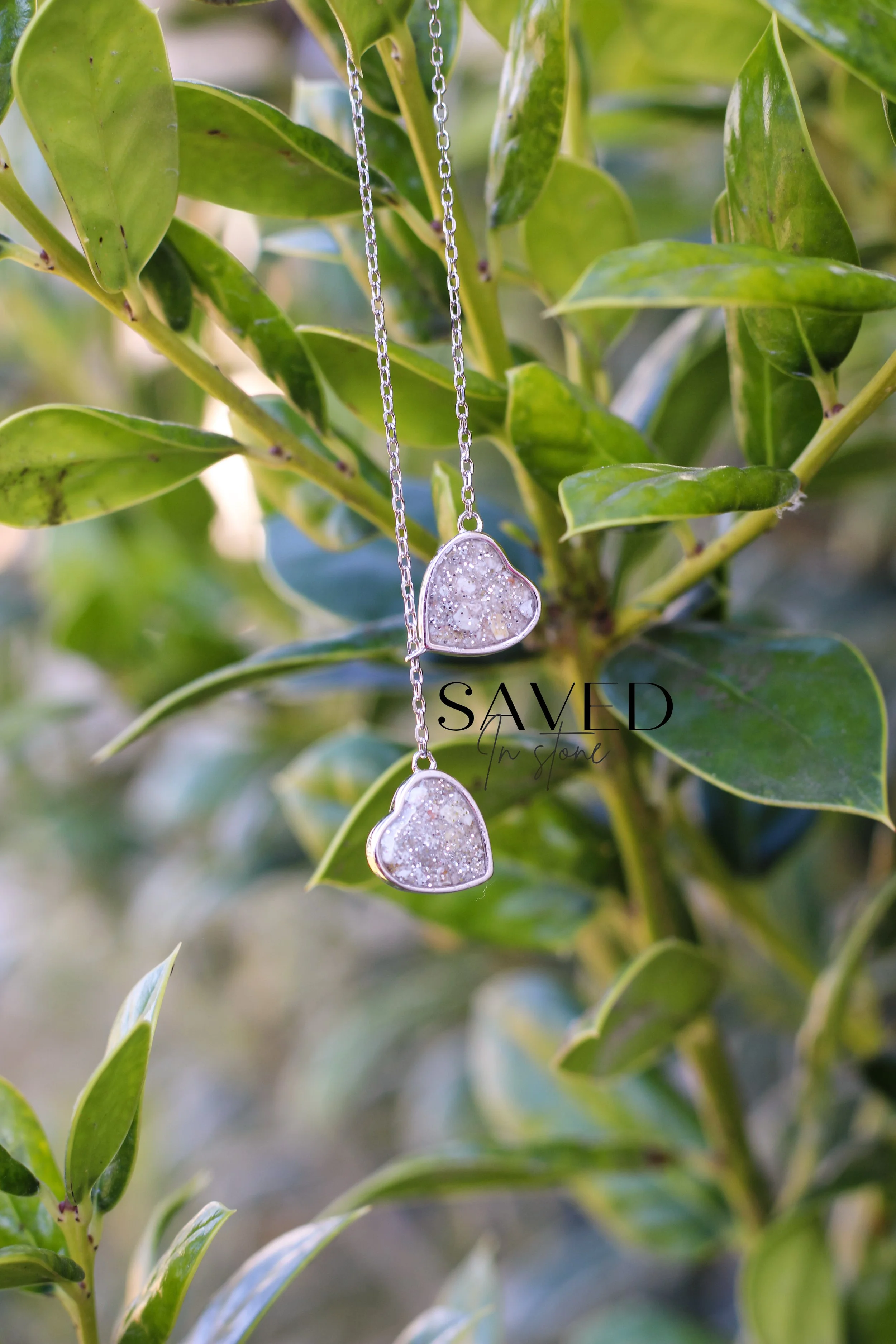 ASHES WITH SILVER GLITTER TOPCOAT