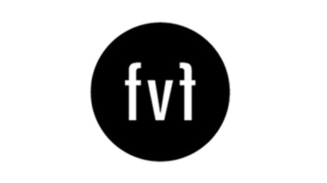 Black circle with white lowercase letters 'fvt' inside