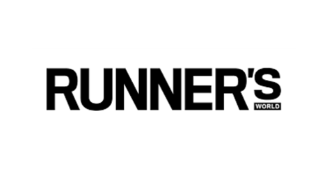 Runner's World logo on a black background.