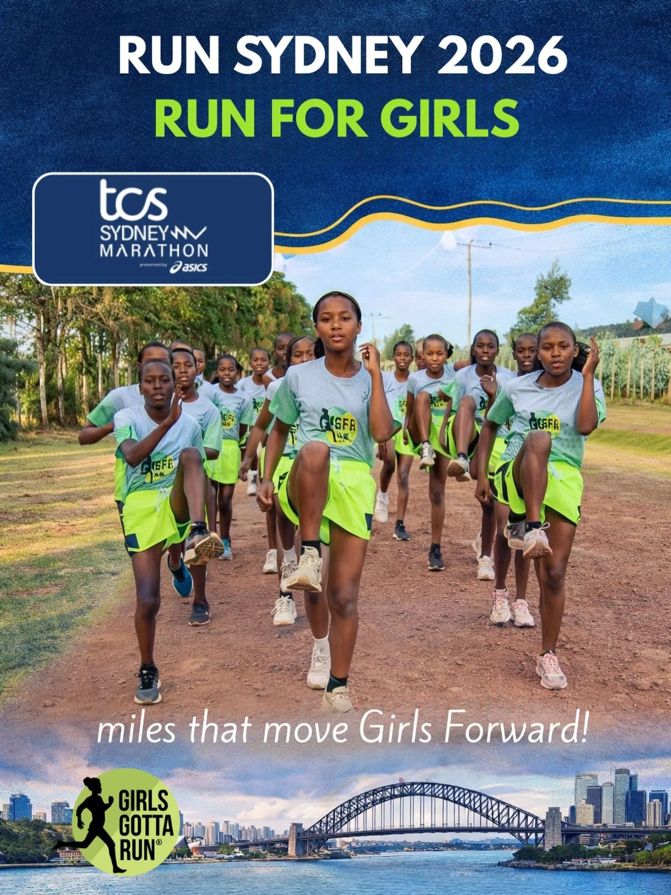 They run for their futures. You can run for them.

Join Girls Gotta Run Foundation at the @sydney_marathon this August and turn your race into real impact for girls in Ethiopia.

🏃&zwj;♀️🌍 Miles that move girls forward.
🔗 Link in bio

#SydneyMarat