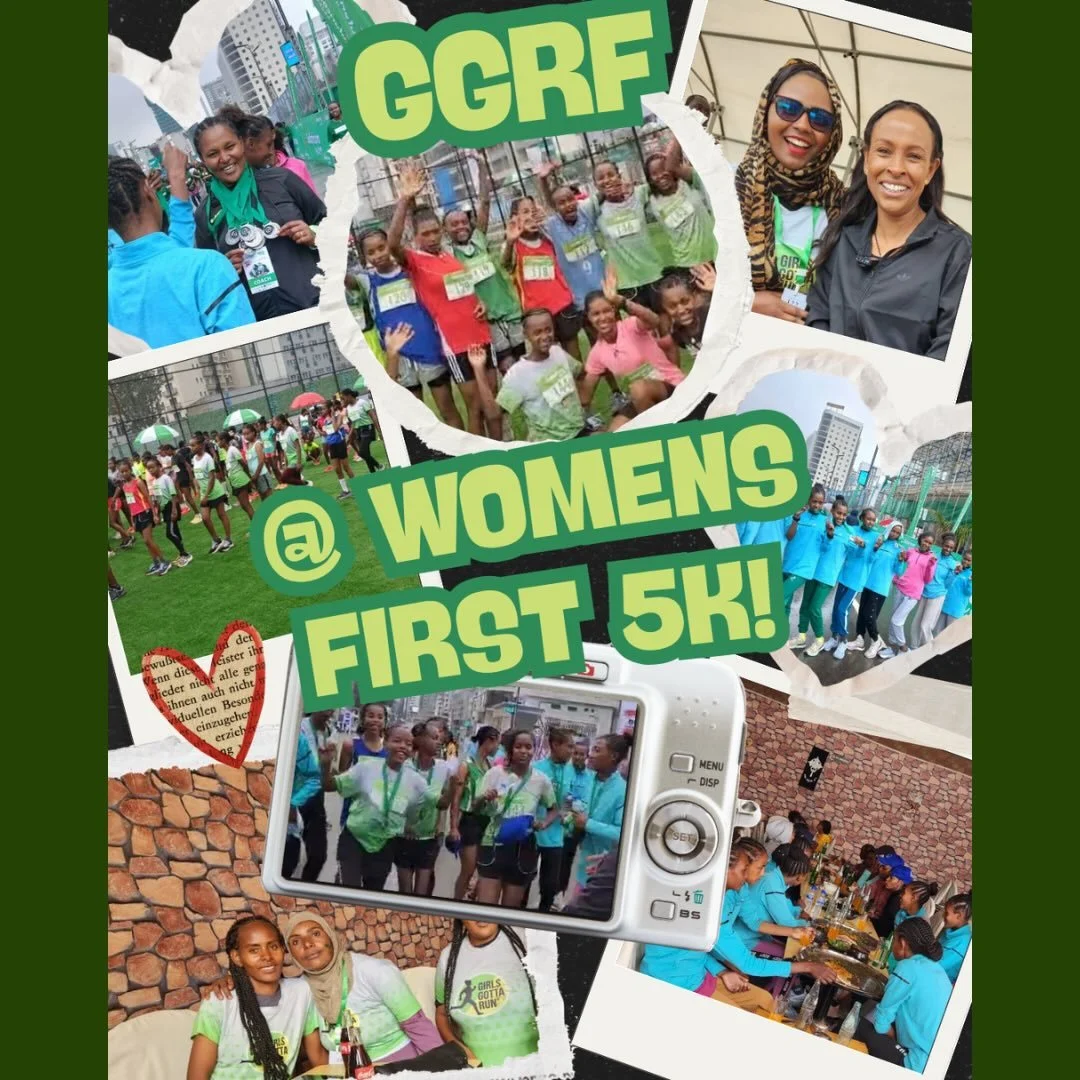 Last week, 22 Girls Gotta Run Athletic Scholars traveled to Addis Ababa to compete in the @greatethrun Women&rsquo;s First 5K 💫

Our largest group ever&mdash;and a powerful moment of visibility, confidence, and community. For the first time, girls f