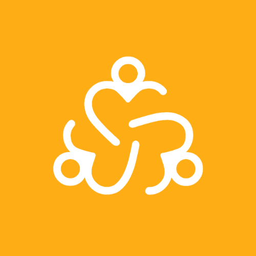 Icon of a group of people connecting in