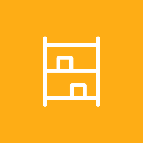 Icon of a Bookshelf