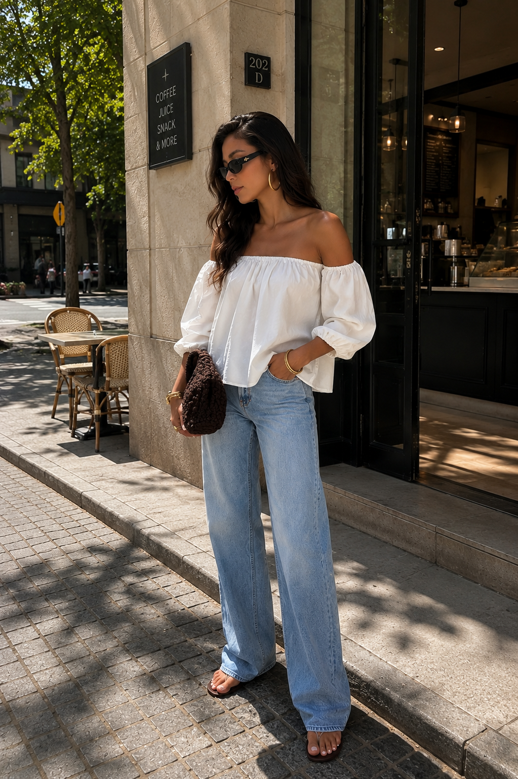 Chic café street style moment.png