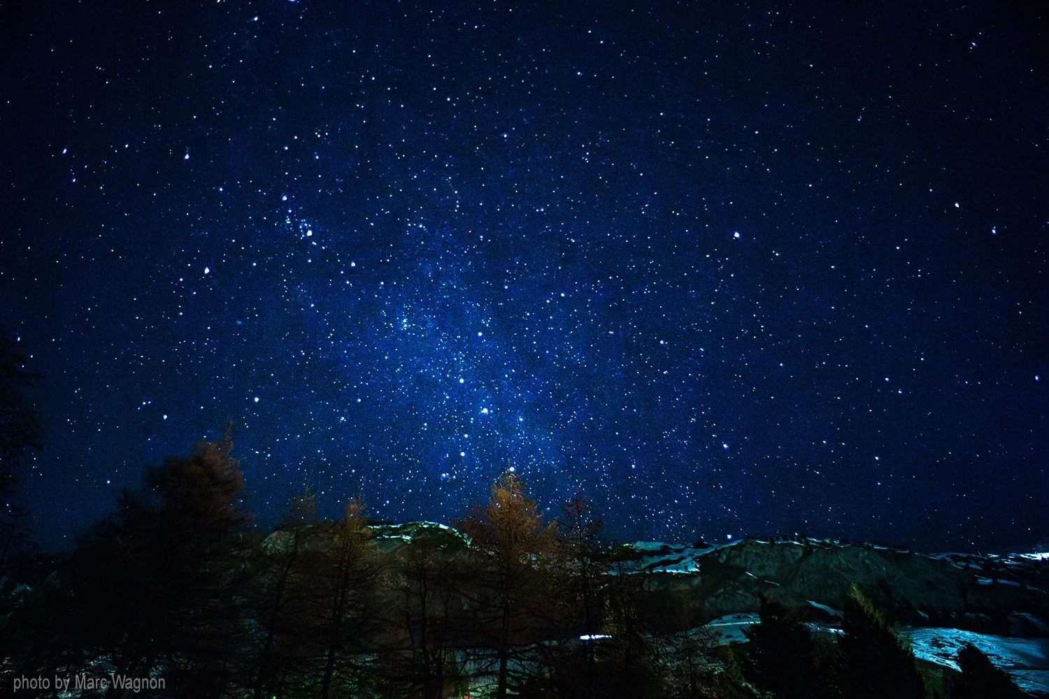 Winter constellations in the winter