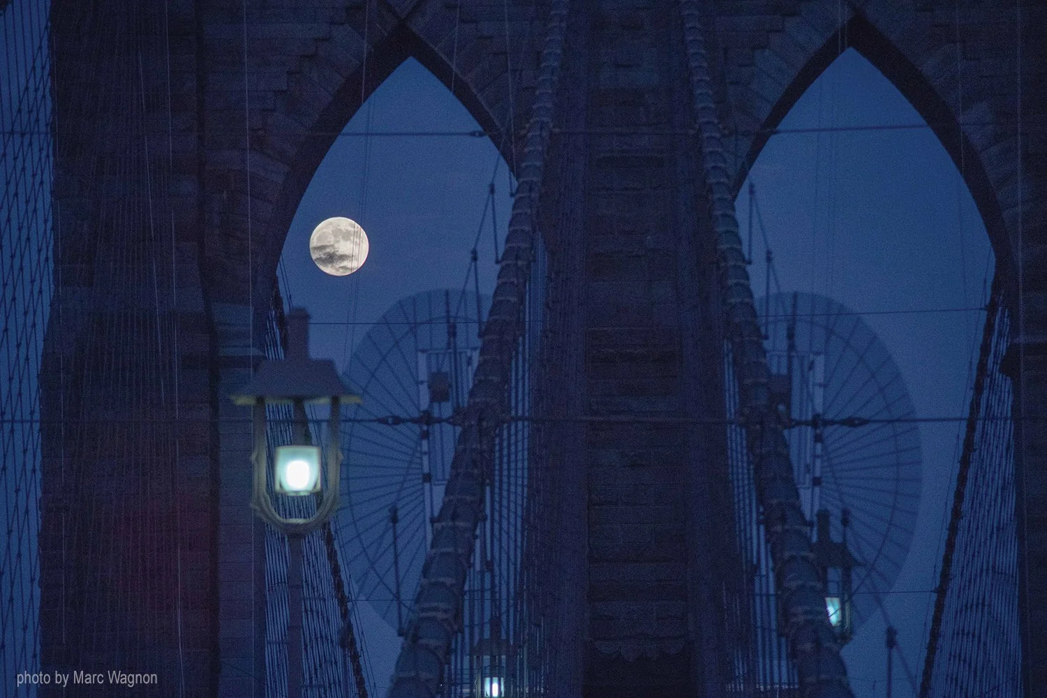 Moon under the arches