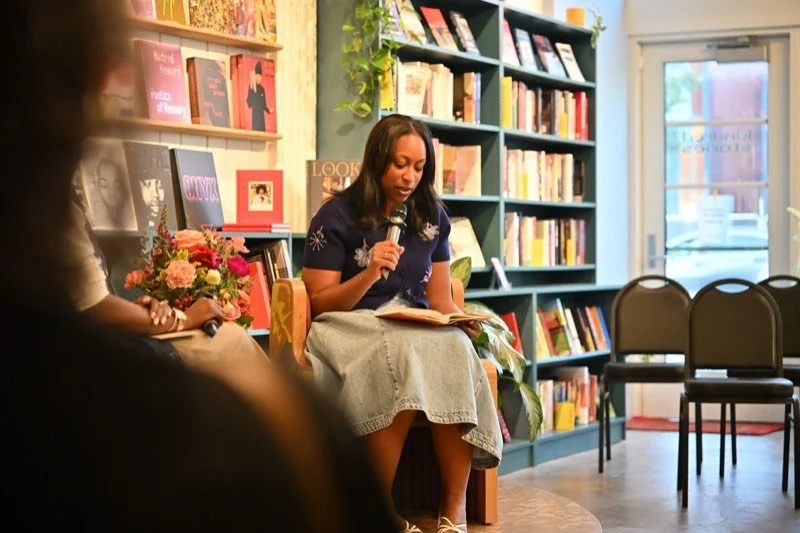Traci reading from This Is How You Love Her at Kindred Stories