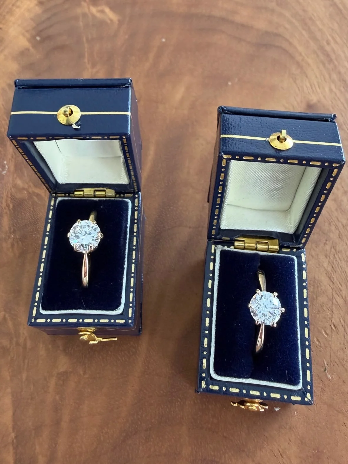 Two rings, one very special story!

One is an irreplaceable family heirloom, a diamond passed down from one generation to the next.

The other, a &ldquo;travel ring&rdquo; originally made for the Olympics, now repaired and ready to race the roads of 