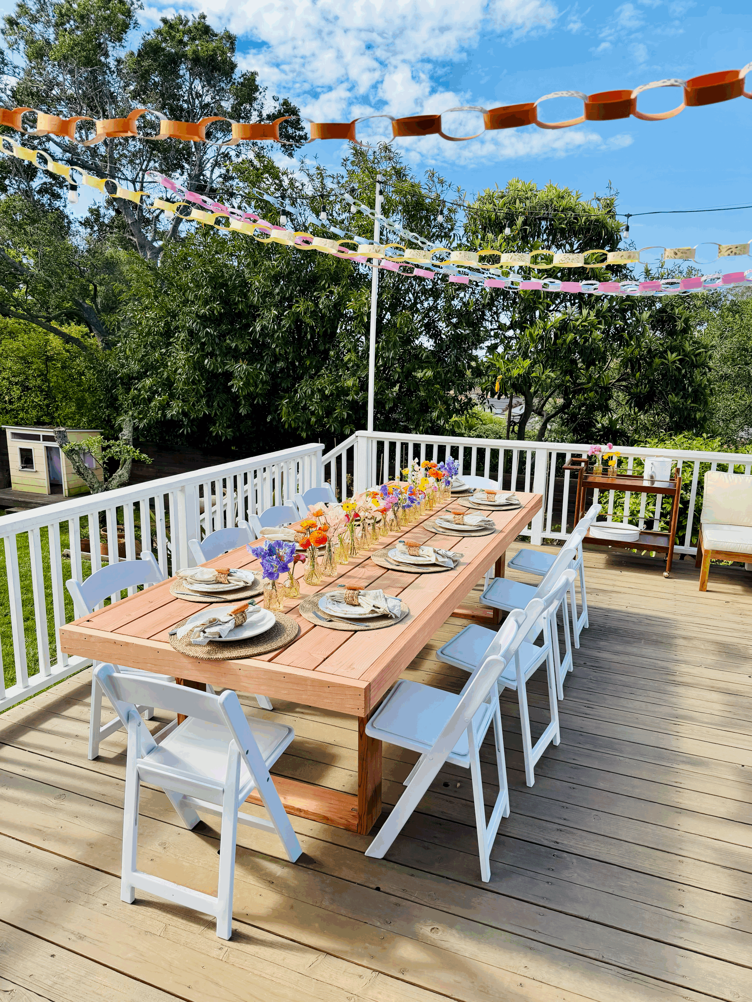 We Needed a 10-foot table by Easter… so we (Sean) built one
