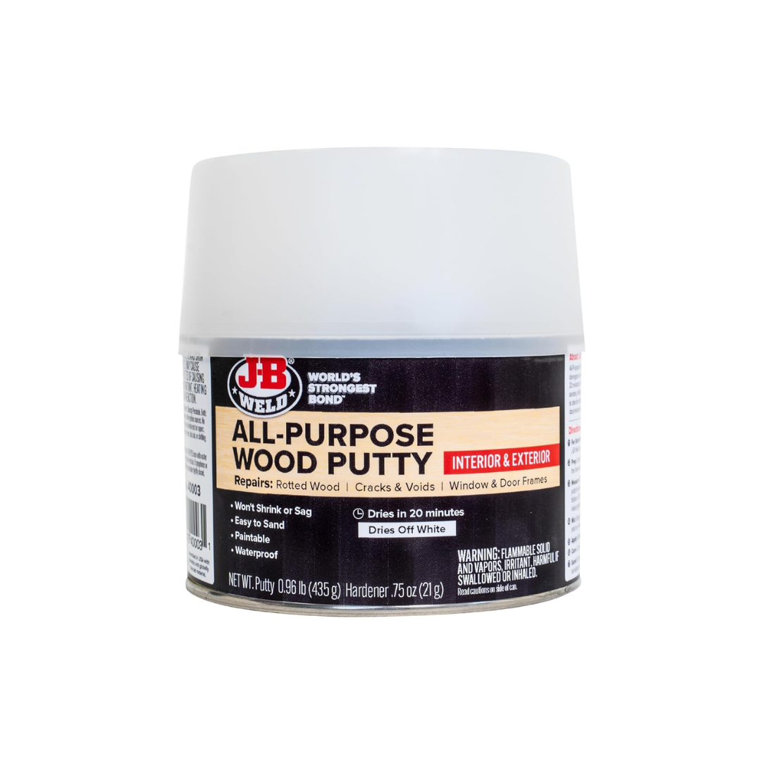 Wood filler for scallop edges