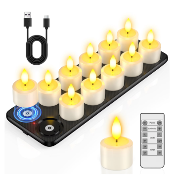 Waterproof Rechargeable Tea lights
