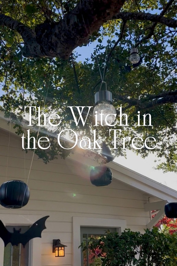 Everything I used to decorate our Oak Tree for Halloween!