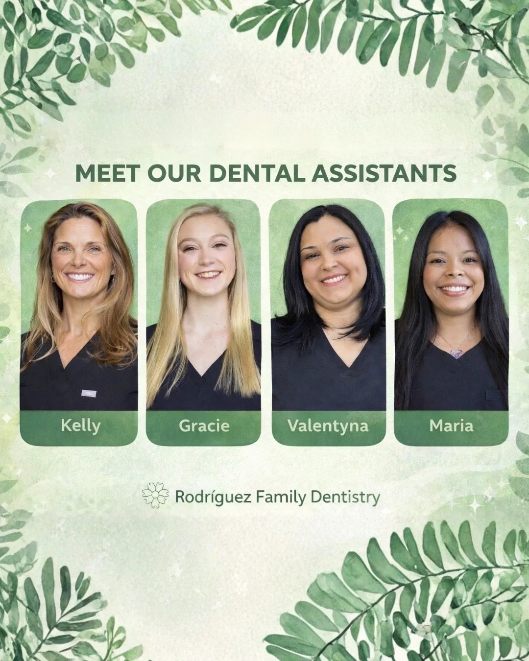 Behind every healthy smile is an incredible dental team. 🦷

Meet the amazing dental assistants who help make every visit smoother, kinder, and more comfortable for our patients.

Their care, attention, and dedication make a difference every single d