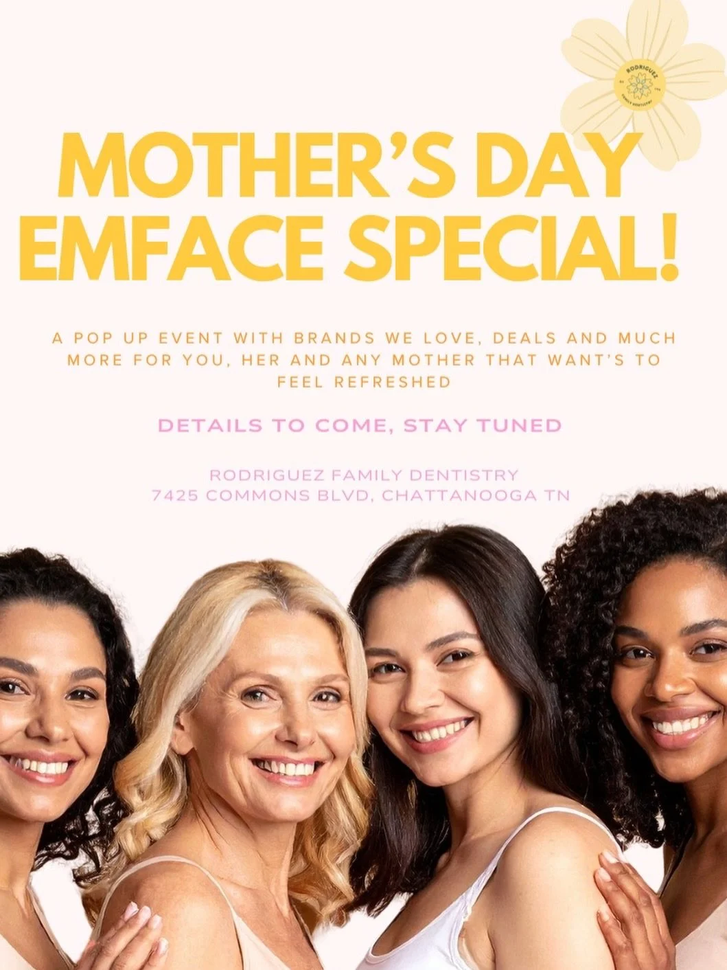 Something special is blooming at Rodriguez Family Dentistry. 🌸✨

This Mother&rsquo;s Day, we&rsquo;re doing more than just smiles&mdash;we&rsquo;re creating an experience. We&rsquo;ve teamed up with some of our favorite local brands for an exclusive