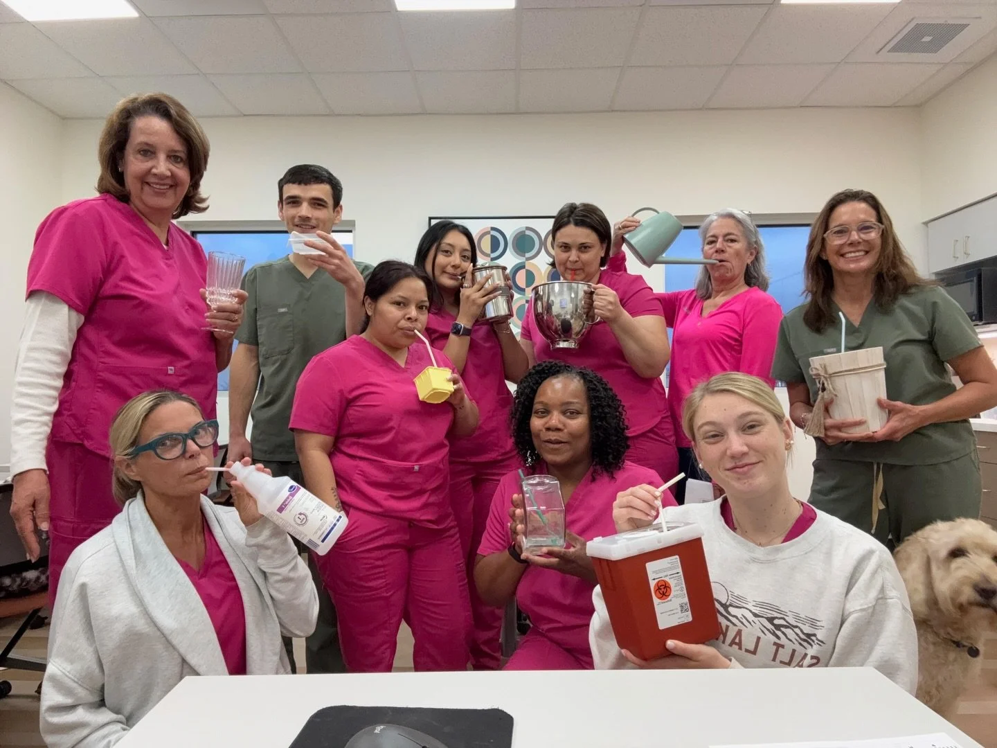 Happy April fools day! Anything but a cup challenge at the office today 😜🤪