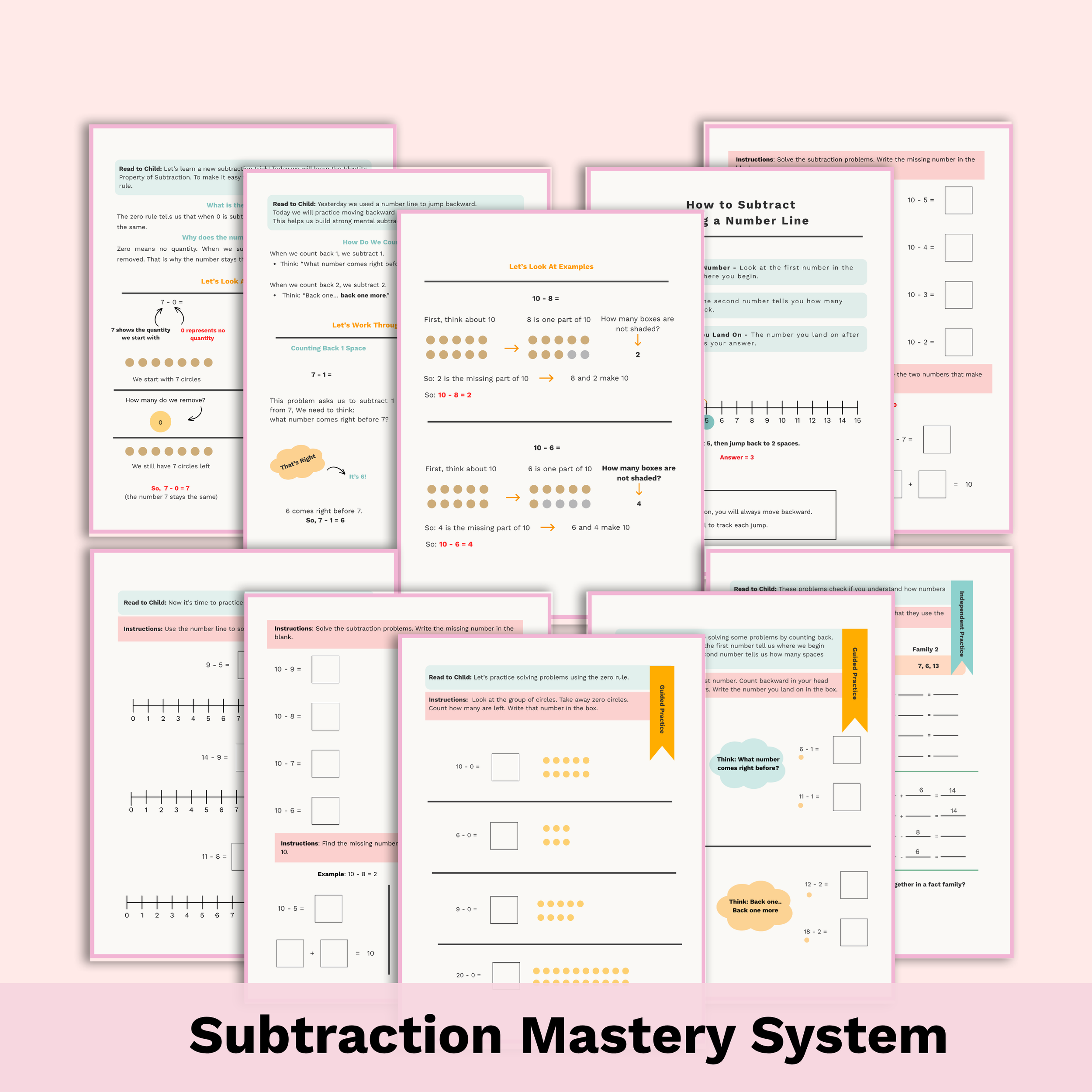 Subtraction Mastery System