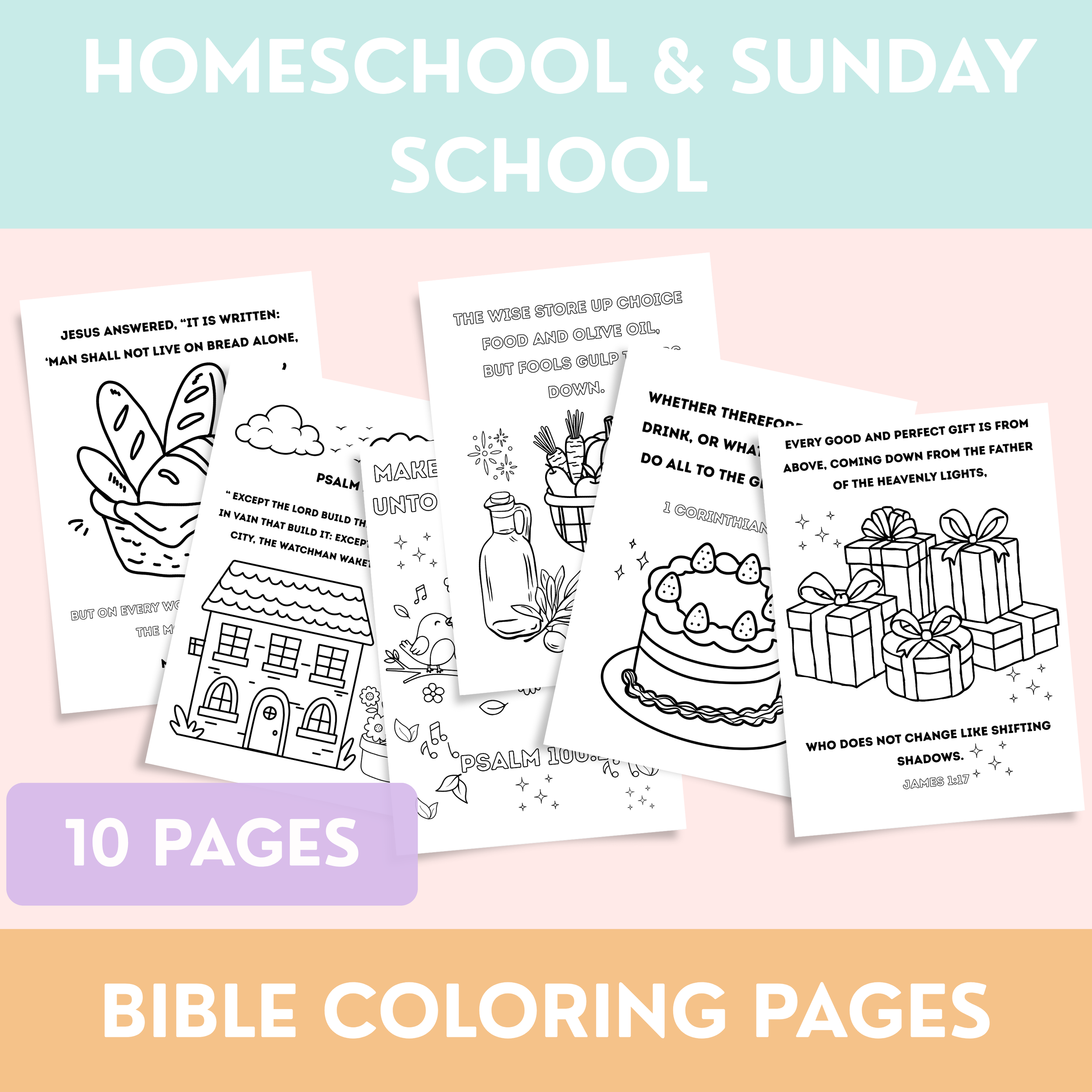 Bible Coloring Pages