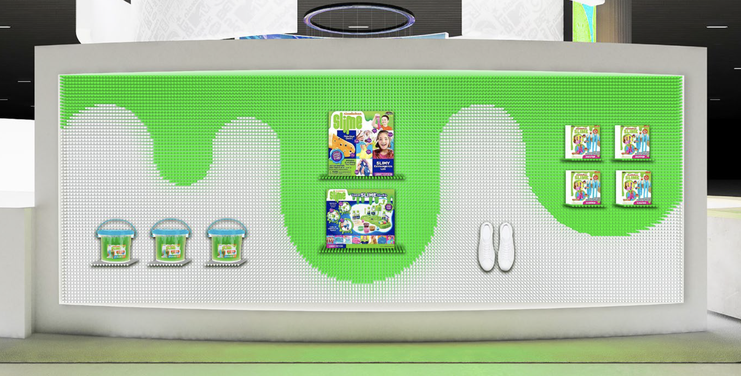 Licensing Show Booth Render - Art Direction: Laura Osorno