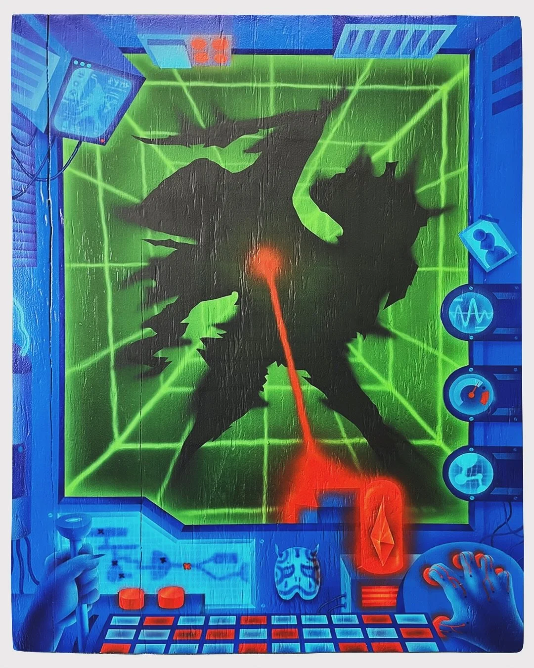 &ldquo;Contamination&rdquo; - 24in x 32in - Acrylic airbrush on plywood

Merry Holidays everyone 🎄 Hope you are all taking time for yourselves and your loved ones amidst these peculiar times we live in. Love you all, thanks for looking 👋