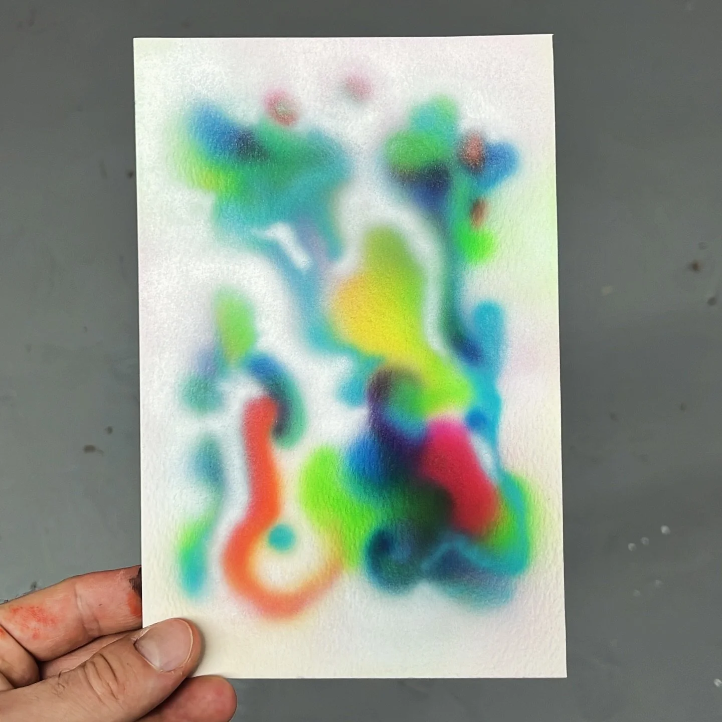 Color test #airbrush