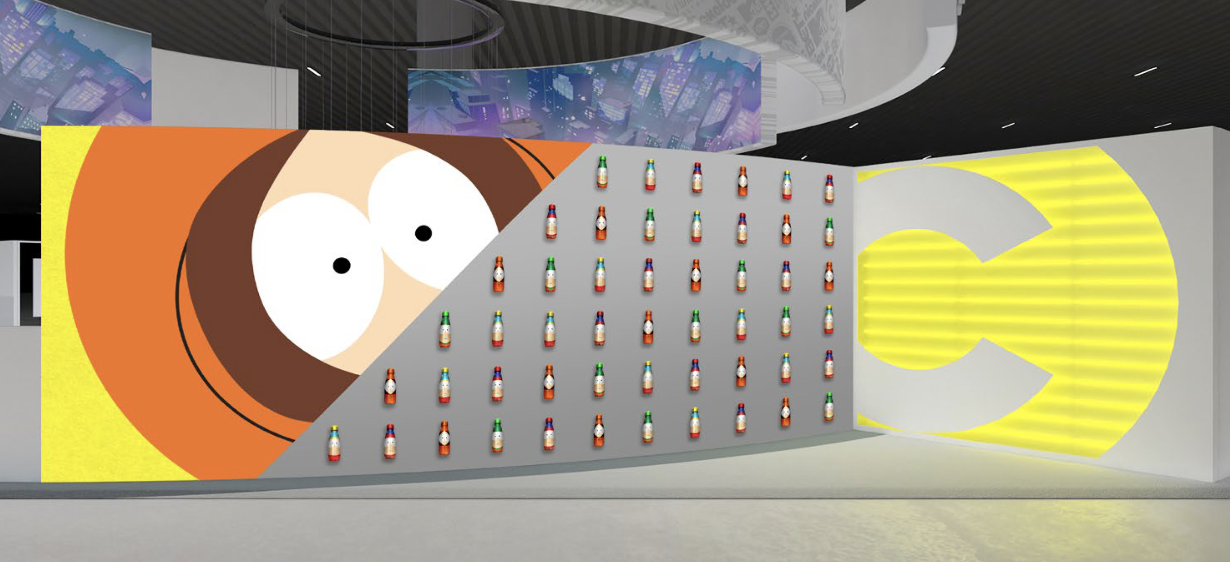 Licensing Show Booth Render - Art Direction: Laura Osorno