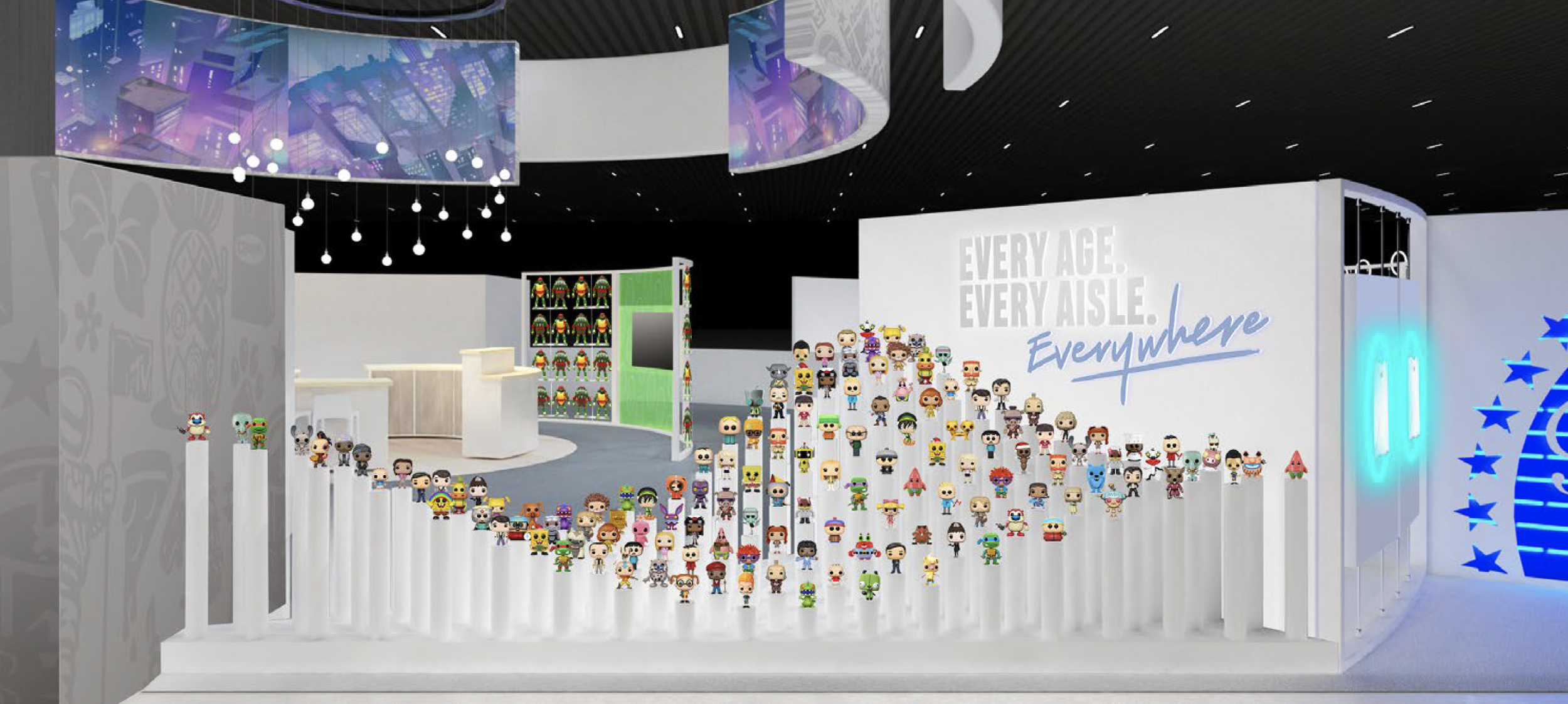 Licensing Show Booth Render - Art Direction: Laura Osorno