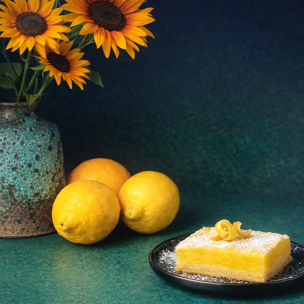 Lemon Butter Cookie Bars 