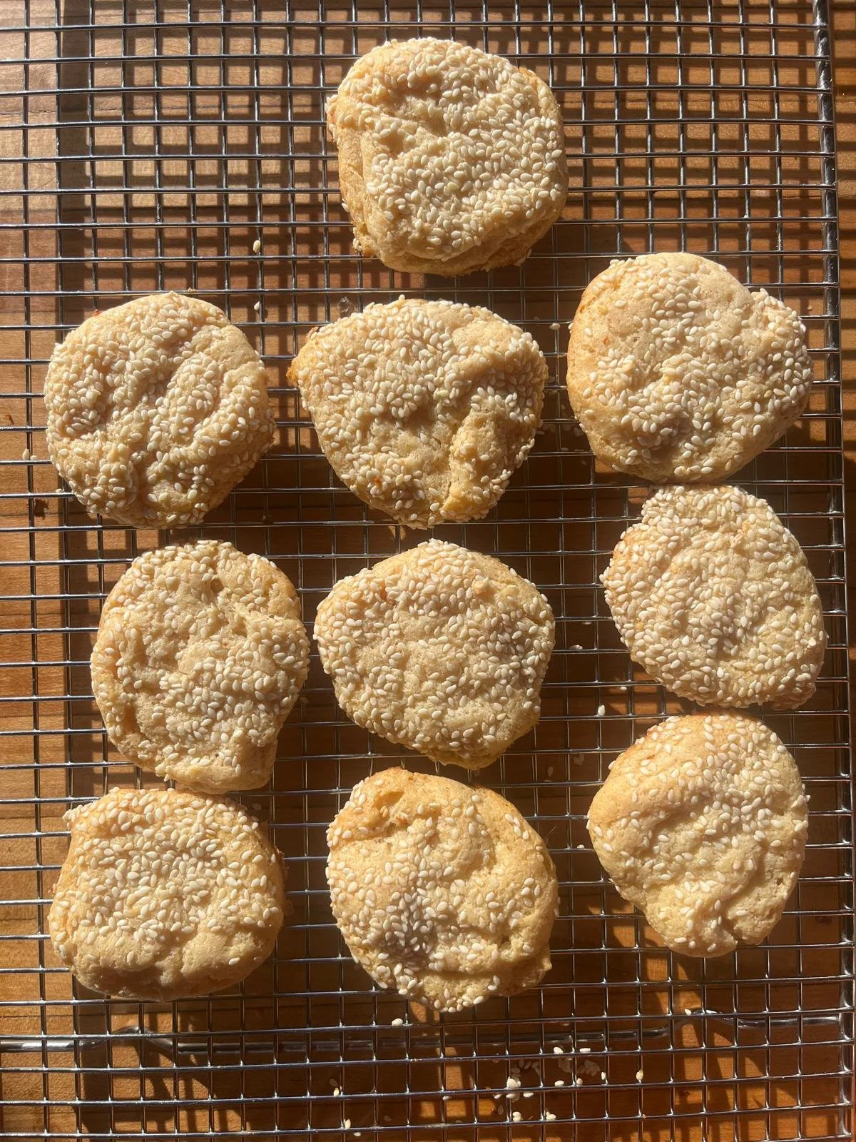 Koulourakia - Greek Sesame Butter Cookies 