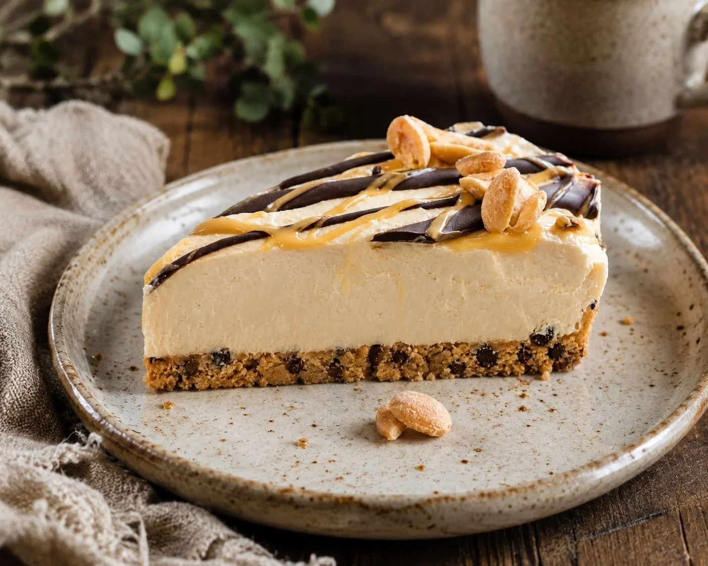Carnivore-ish No-Bake Peanut Butter Pie (Using Tallow &amp; Crumb Chocolate Chip Cookie Mix Crust)