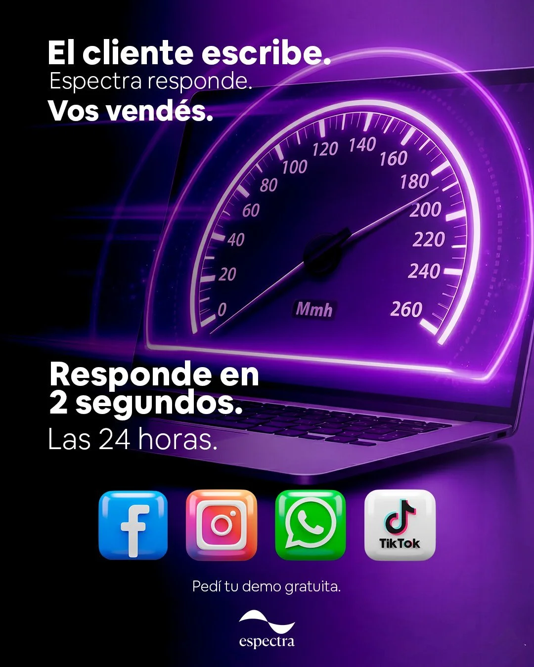 &iquest;No alcanz&aacute;s a responer a todos tus clientes?

Tu asistente IA puede hacer m&aacute;s que responder por vos. Puede atender a tu cliente y ayudarte a encontrar a los que verdaderamente est&aacute;n interesados. Todo tu equipo de ventas c