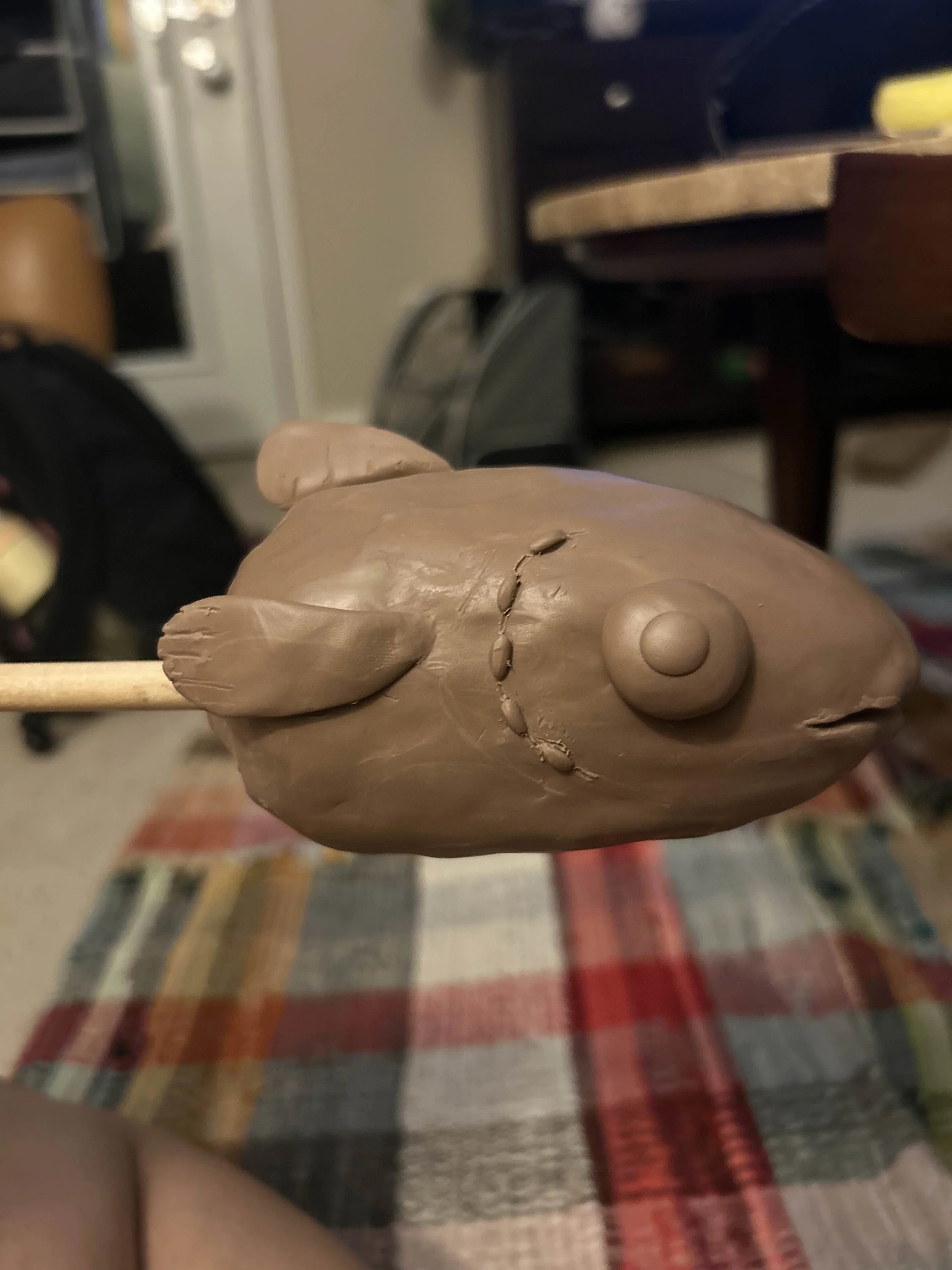 Clay mockup.