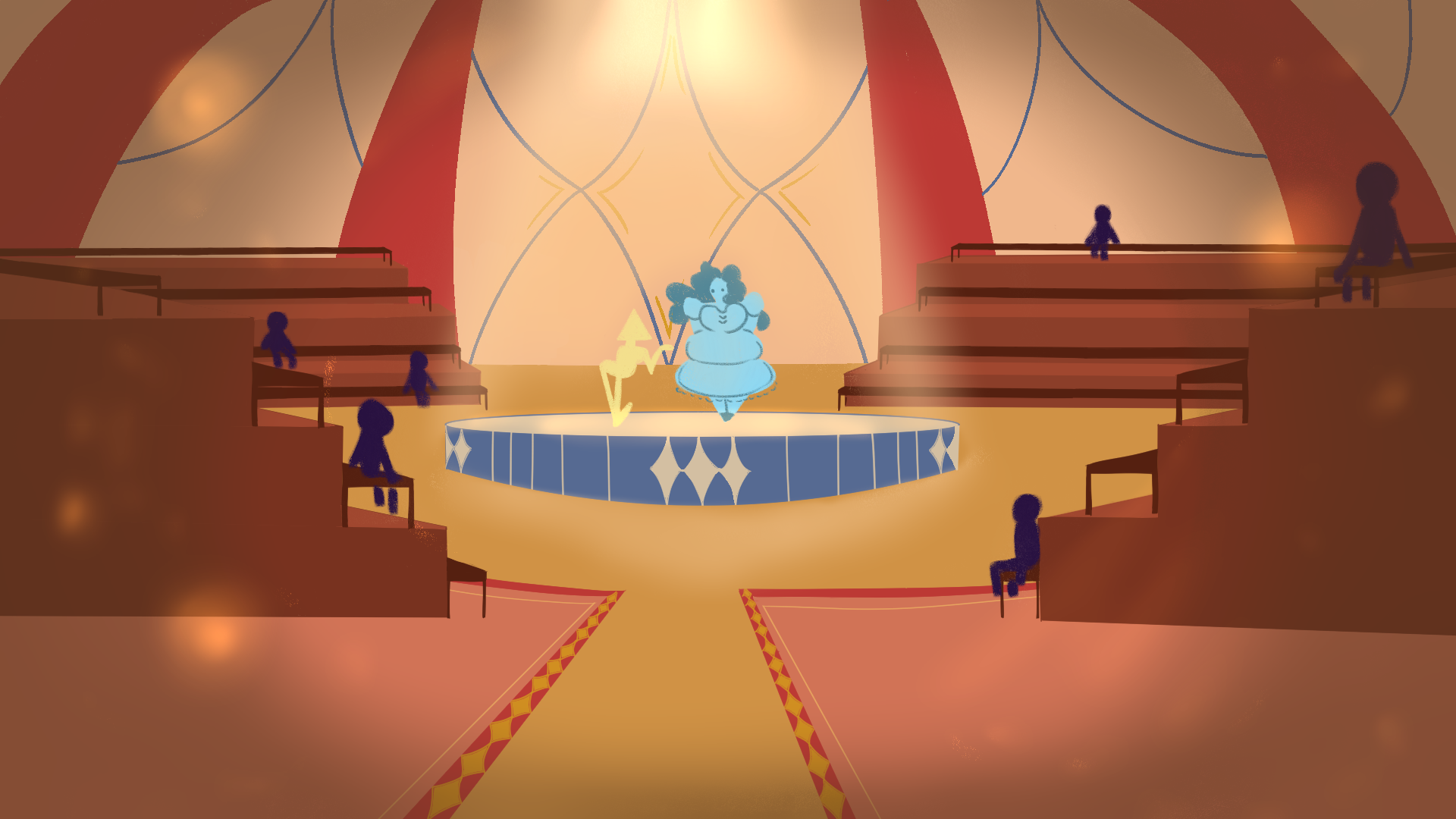 smallest clown at the big top styleframe 1, 2025, clip studio paint ex