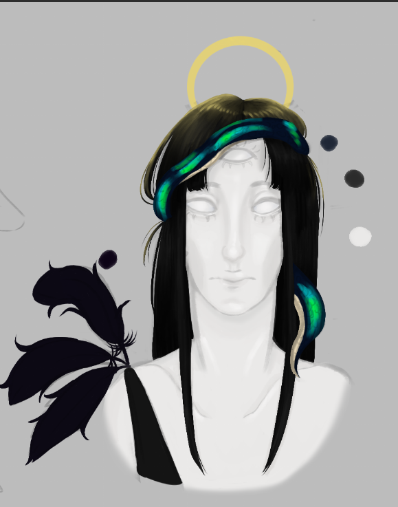 nehash'laga character concept sketch, 2025, clip studio paint ex