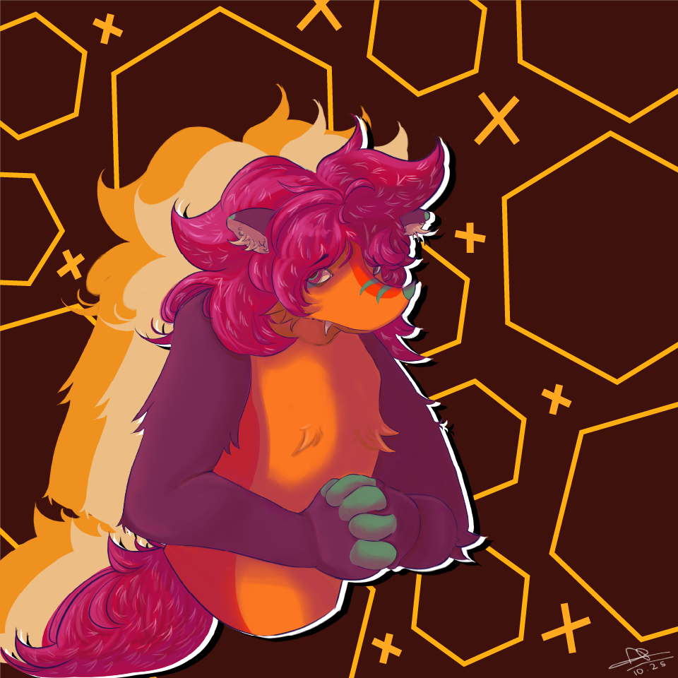 Commission for @LunoOfStarlight on Instagram. October 2025, Clip Studio Paint Ex